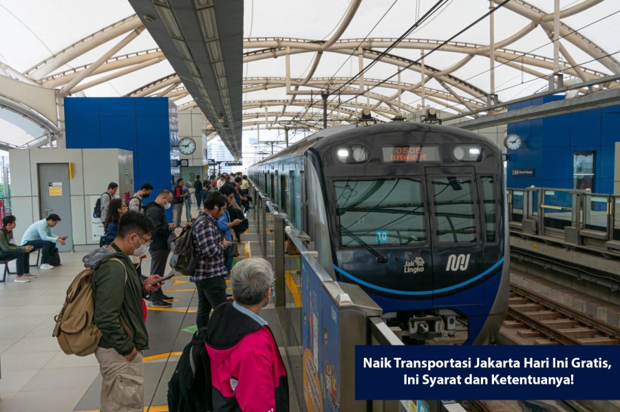 Naik Transportasi Jakarta Hari Ini Gratis, Ini Syarat dan Ketentuanya!