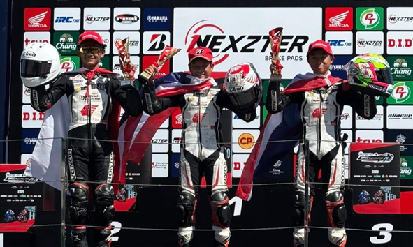 Kembali Melesat Kencang di Buriram, Pebalap Astra Honda Raih Posisi Tiga Besar Klasemen TTC 2025