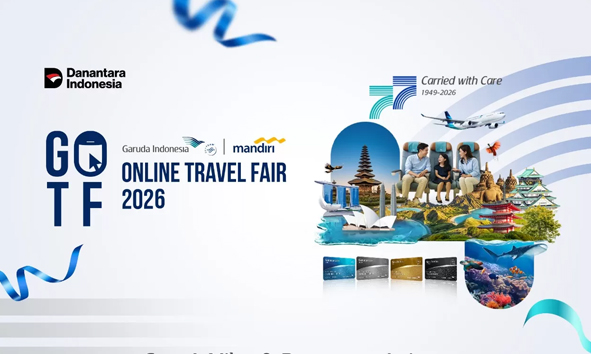 Garuda Indonesia Online Travel Fair 2026 Resmi Digelar, Diskon Tiket hingga 65%